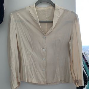 Victorian style Ivory blouse